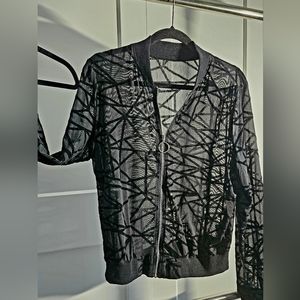 Sheer black jacket size L